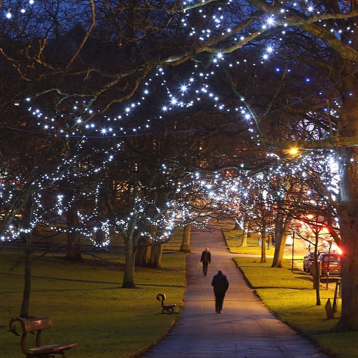 200 Luzes de Natal LED Brancas