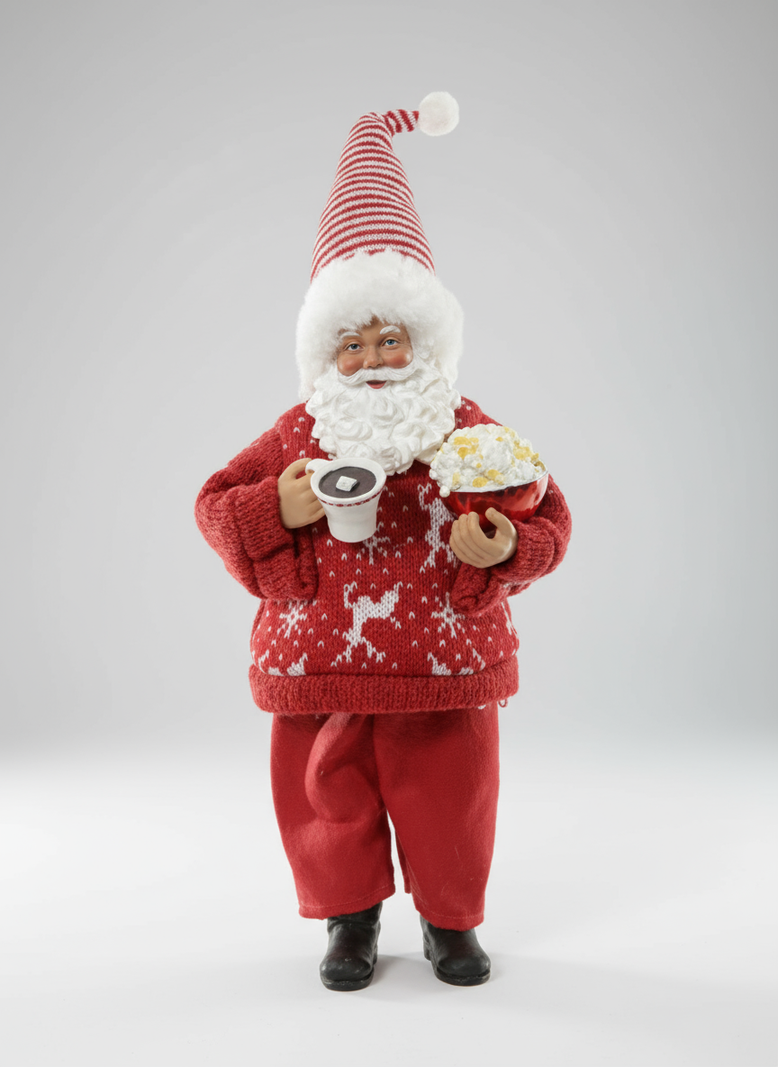 Papai Noel Pipoca de Cinema Colecionável
