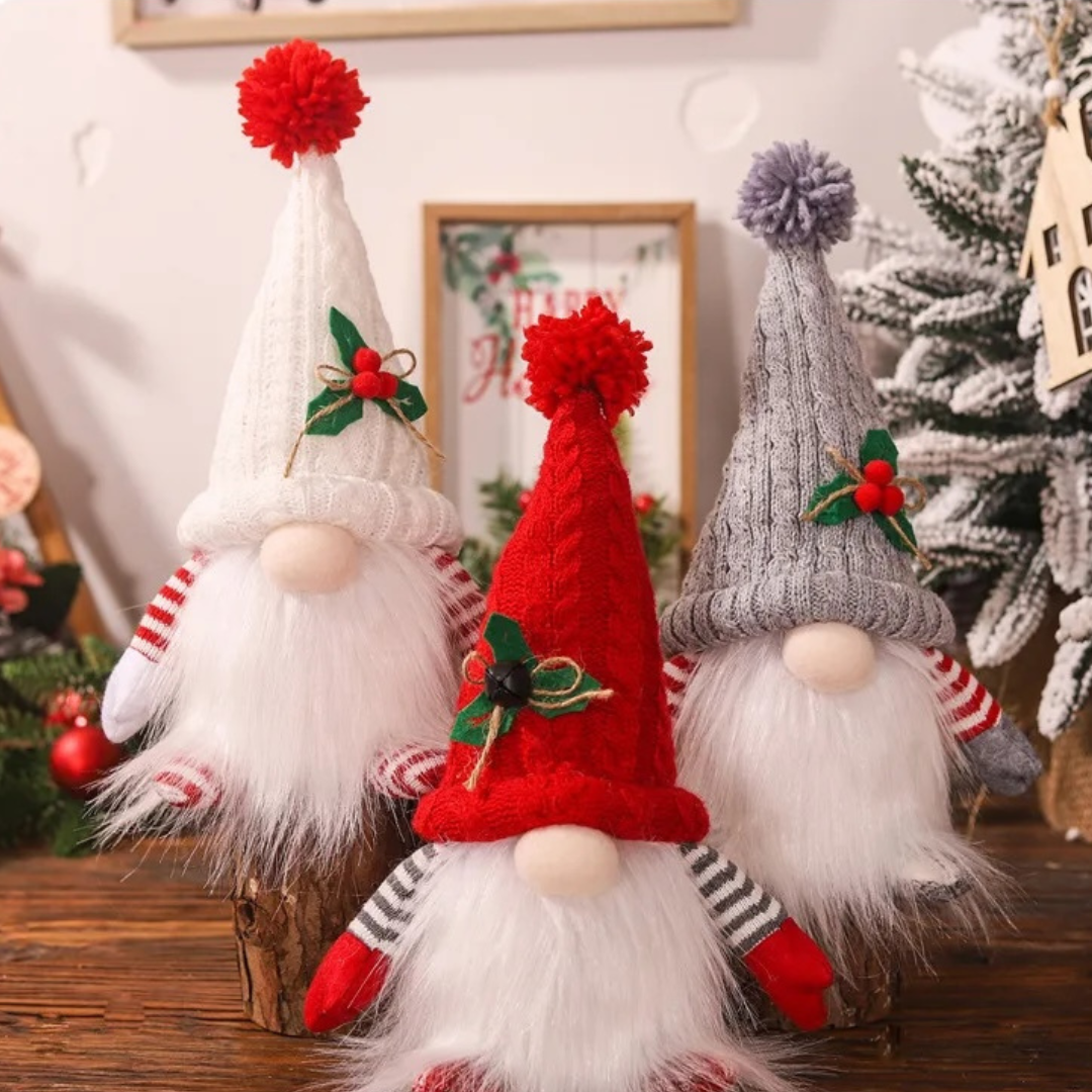 Decoração De Natal Elfos Luminosos Enfeites Natalinos