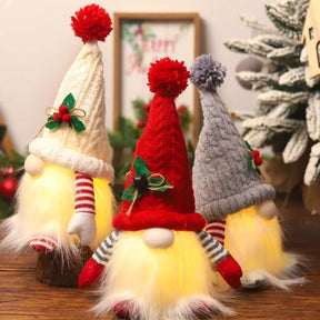 Decoração De Natal Elfos Luminosos Enfeites Natalinos