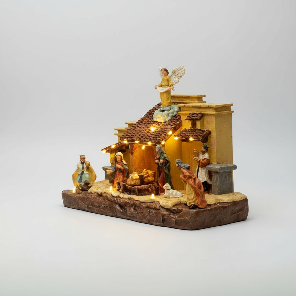 Vila Natalina Presépio com Som, Movimento e Luz