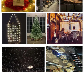 Luzes de Fadas Natalinas à Prova d'Água – Encanto e Magia